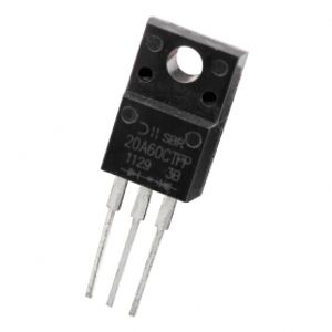 دوبل دیود SBR20A60CTFP تایوانی مارک Diodes Incorporated پکیج TO-220FP