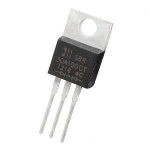 دوبل دیود SBR30A100CT تایوانی مارک Diodes Incorporated پکیج TO-220