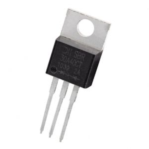 دوبل دیود SBR30A40CT تایوانی مارک Diodes Incorporated پکیج TO-220