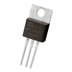 دوبل دیود شاتکی MBR2045CT تایوانی مارک Diodes Incorporated پکیج TO-220