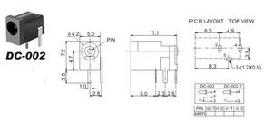 جک آداپتوری- قطر پین 1mm