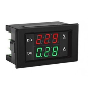 ولت آمپرمتر DC پنلی 0تا100ولت - 100آمپر