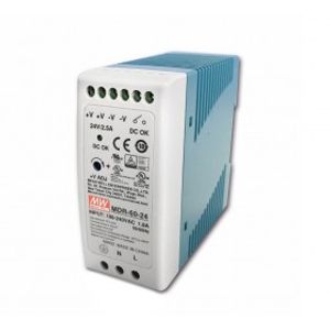 منبع تغذیه سوئیچینگ Meanwell-MDR-60-24