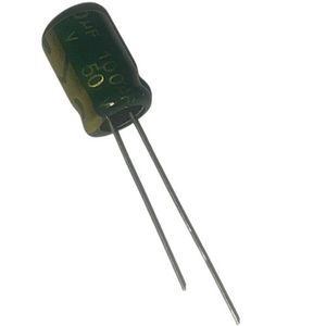 خازن 100uF 50V (ظرفیت 100 میکروفاراد 50 ولت)