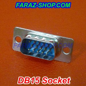 سوکت DB15 نری کابل خور – VGA