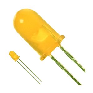 بسته 10 عددی ال ای دی اوال زرد Oval LED مارک HG اورجینال - کد D34