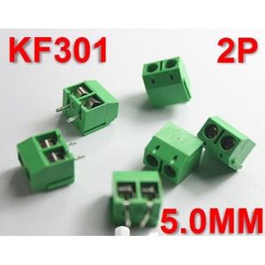 ترمینال پیچی مدل KF301-2Pin رنگ سبز