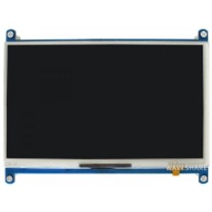 نمایشگر 7 اینچ IPS  تاچ مقاومتی SPI 1024x600 HDMI