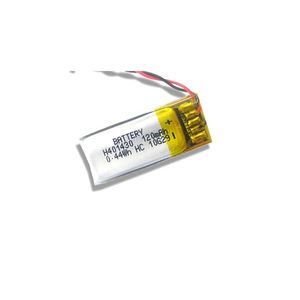 باتری 250mAh لیتیوم پلیمر Li-Po 3.7V تک سل 29x06mm