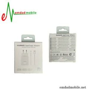 سوپر شارژر و کابل اصلی هوآوی 4.5 ولت 5 آمپر Huawei Super Charger + Type C