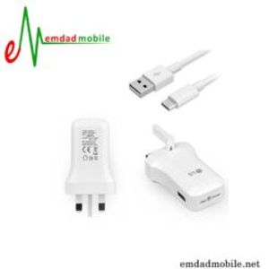 شارژر، کابل شارژ و آداپتور فست شارژ تایپ سی اصلی ال جی 3 پین Charger LG