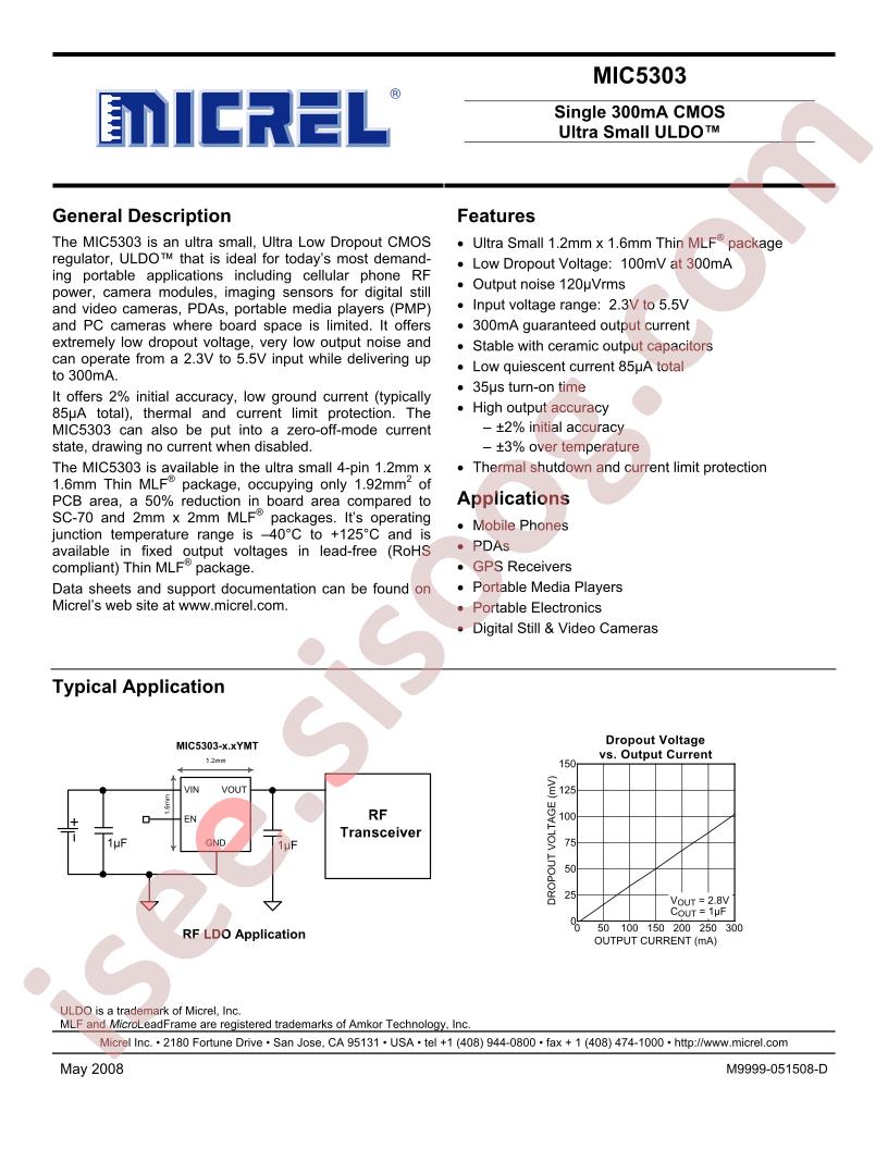 MIC5303