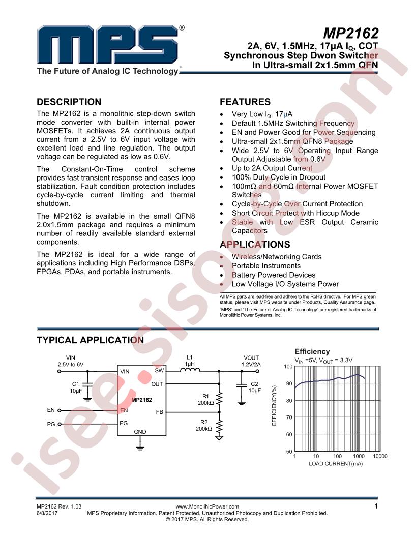 MP2162 Datasheet