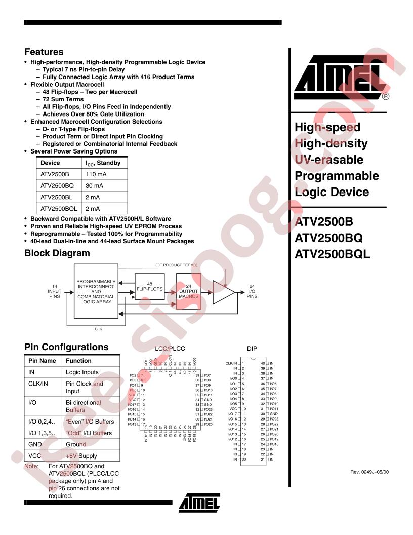 ATV2500B(Q, QL)