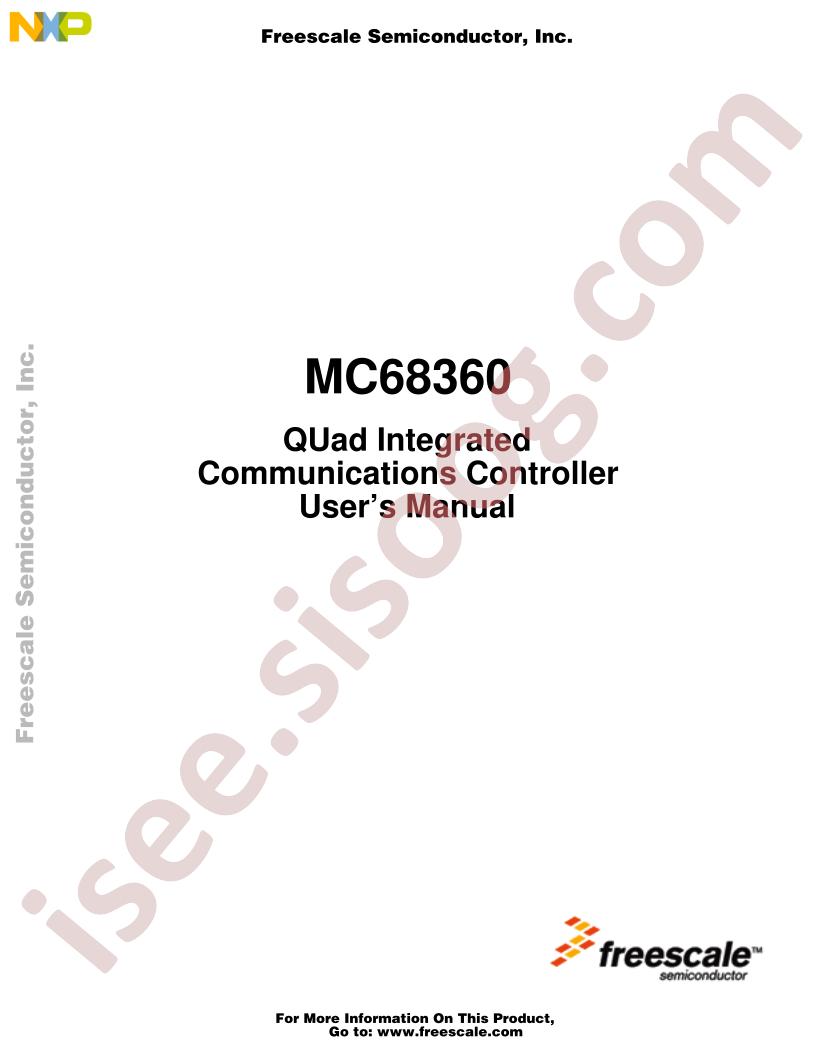 MC68360 User Manual
