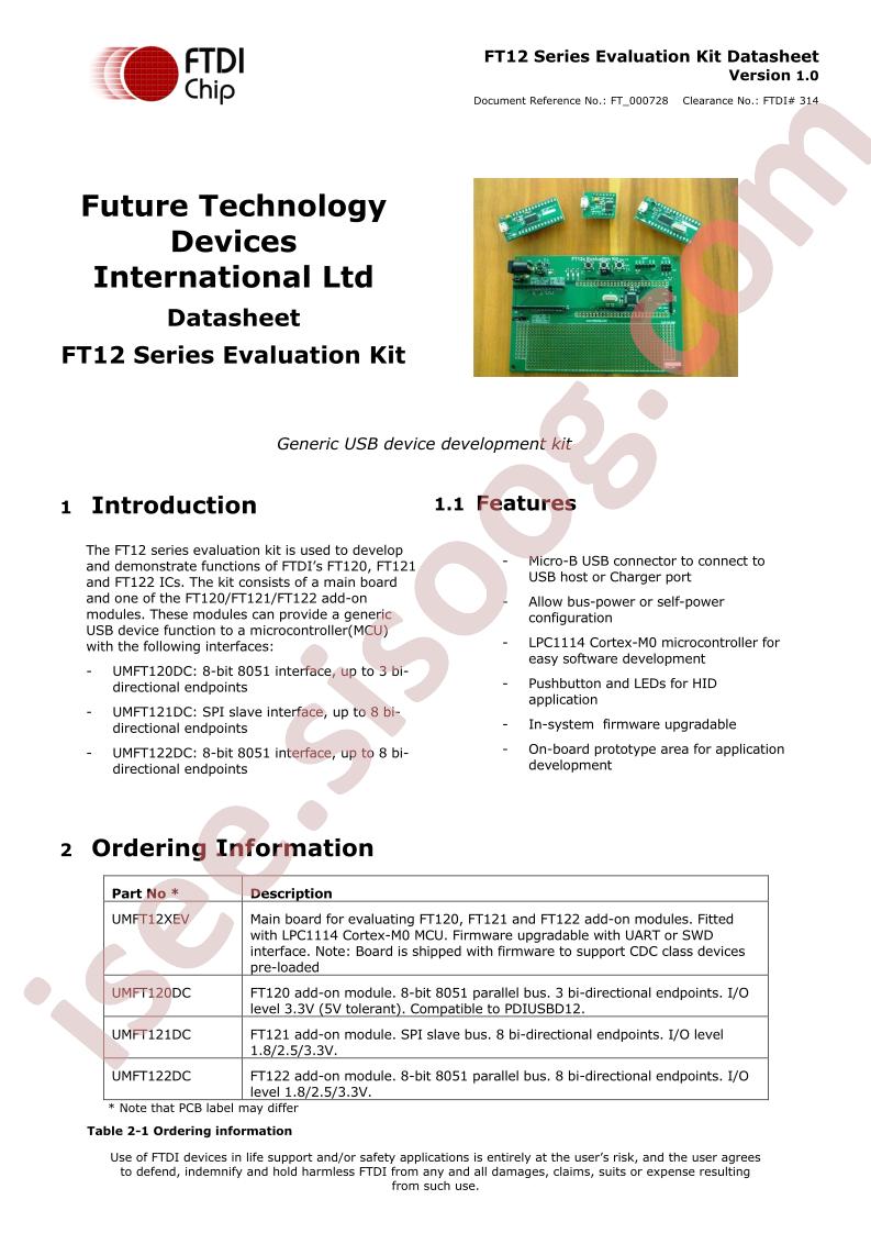 F12 Series Eval Kit