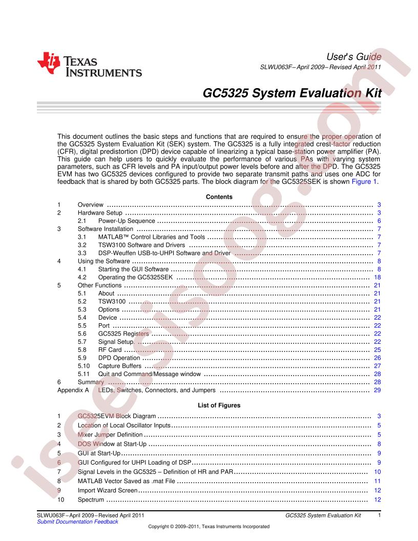 GC5325 Eval Kit Guide
