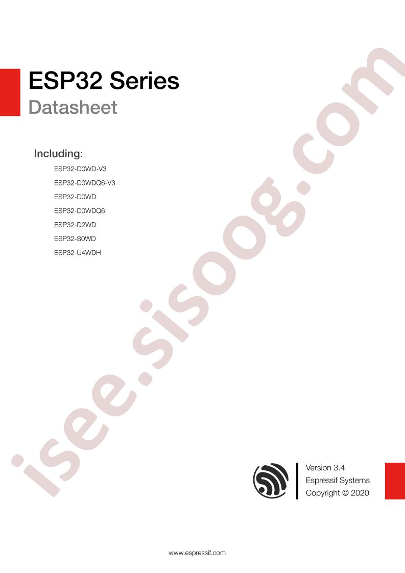 ESP32 Datasheet