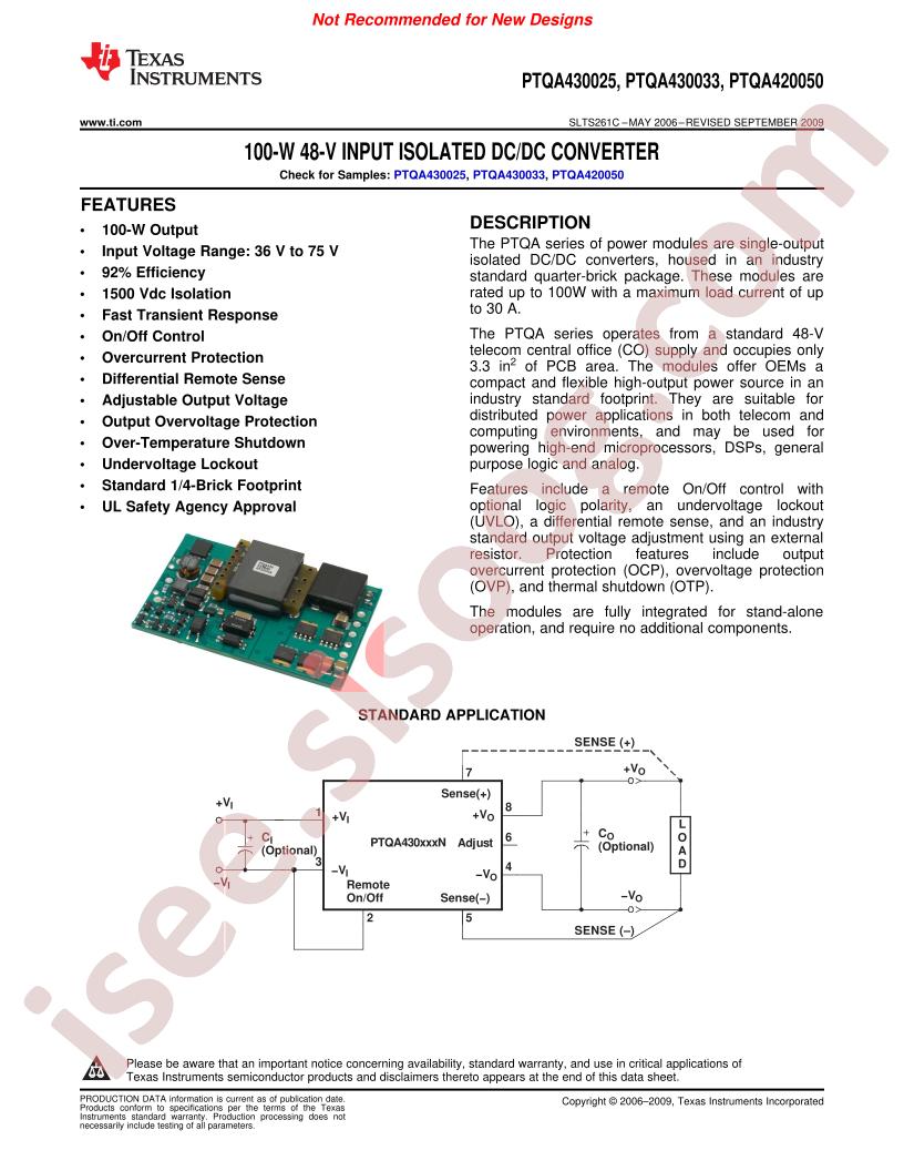 PTQA Series