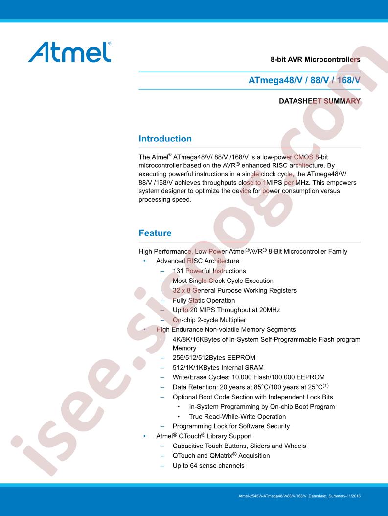 ATmega48_88_168(V) Summary