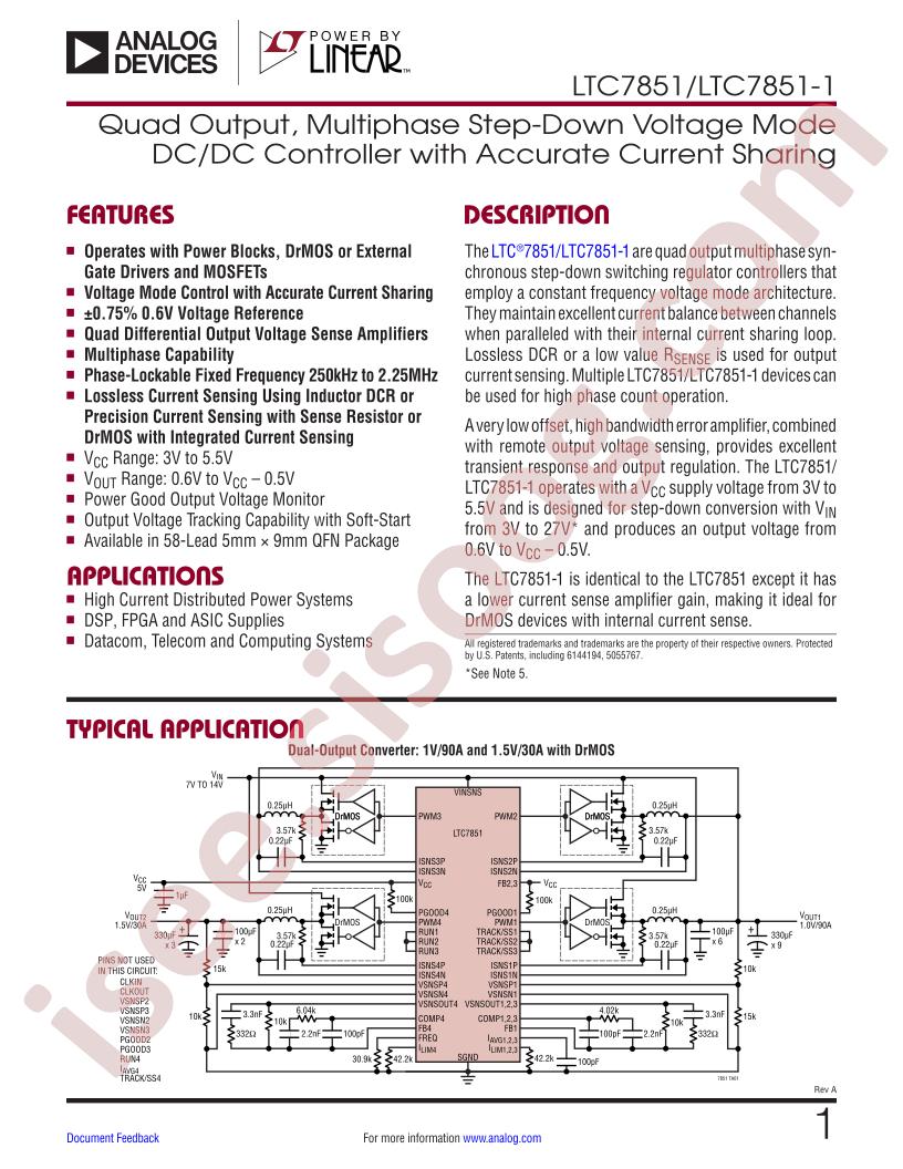 LTC7851(-1) Datasheet