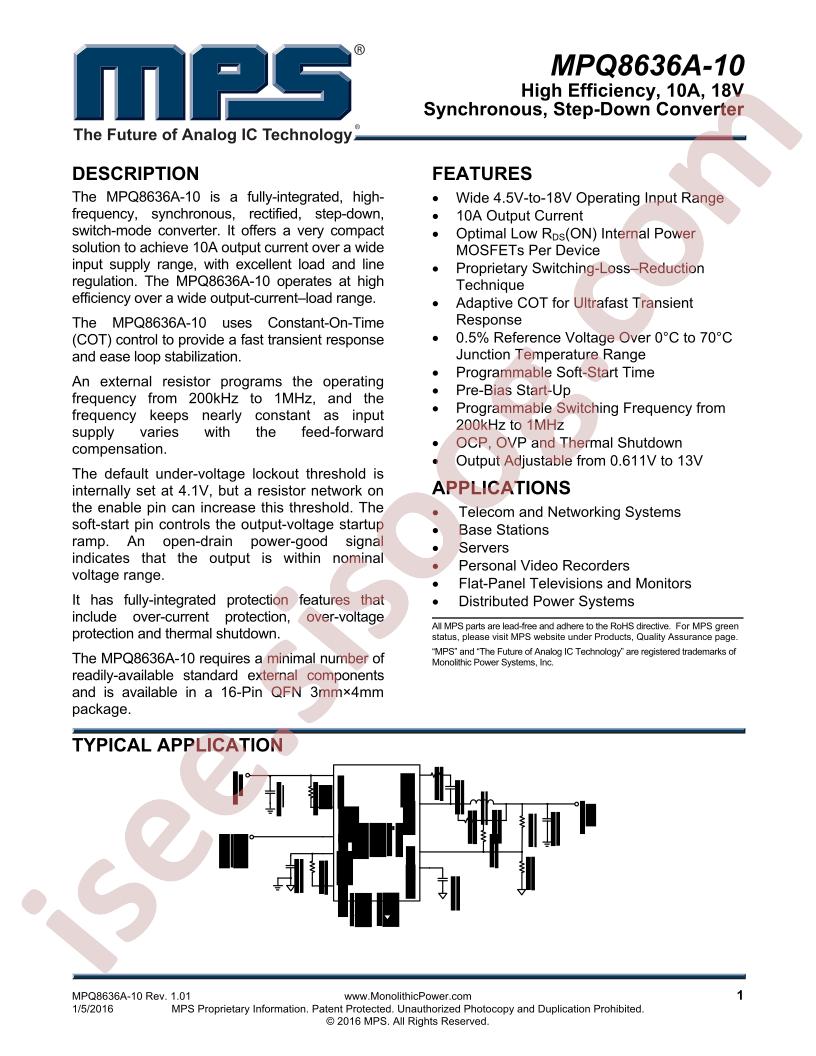 MPQ8636A-10 Datasheet