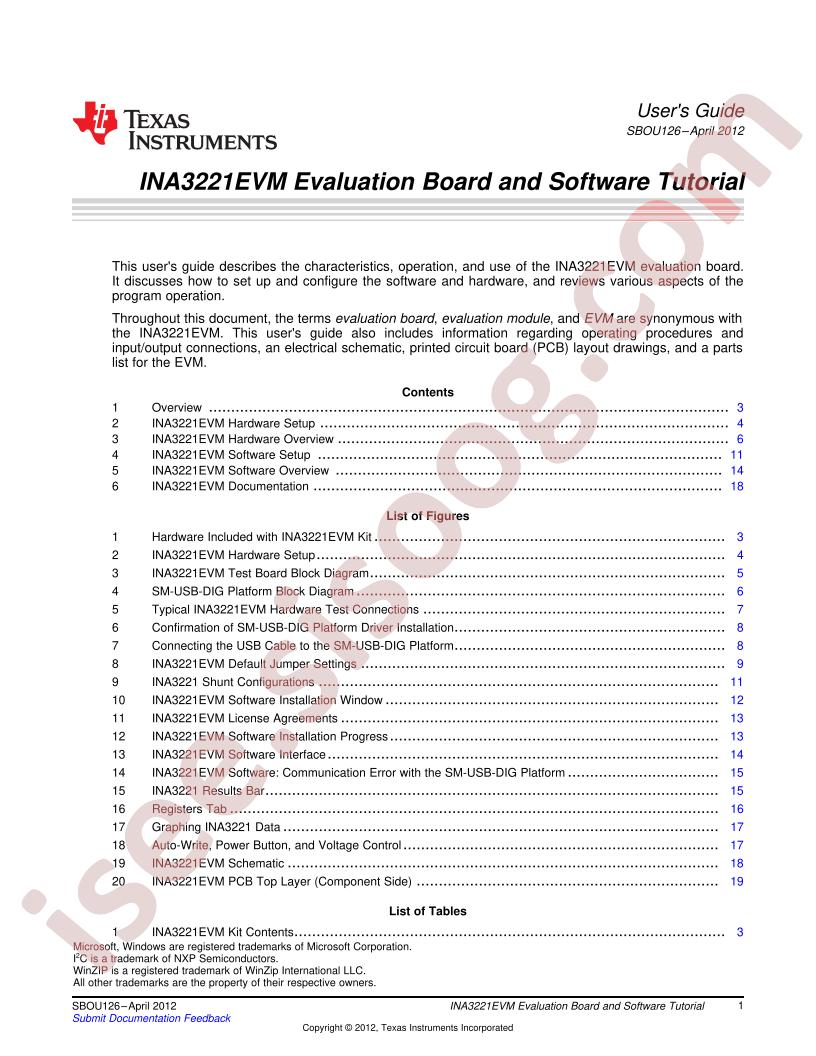 INA3221EVM Eval Board