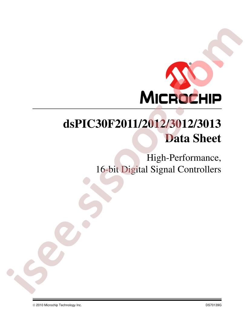 dsPIC30F2011/2012/3012/3013