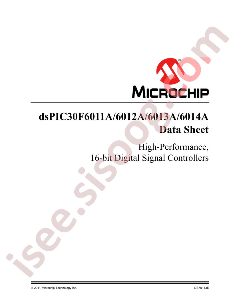 DSPIC30F6011A-6014A Datasheet