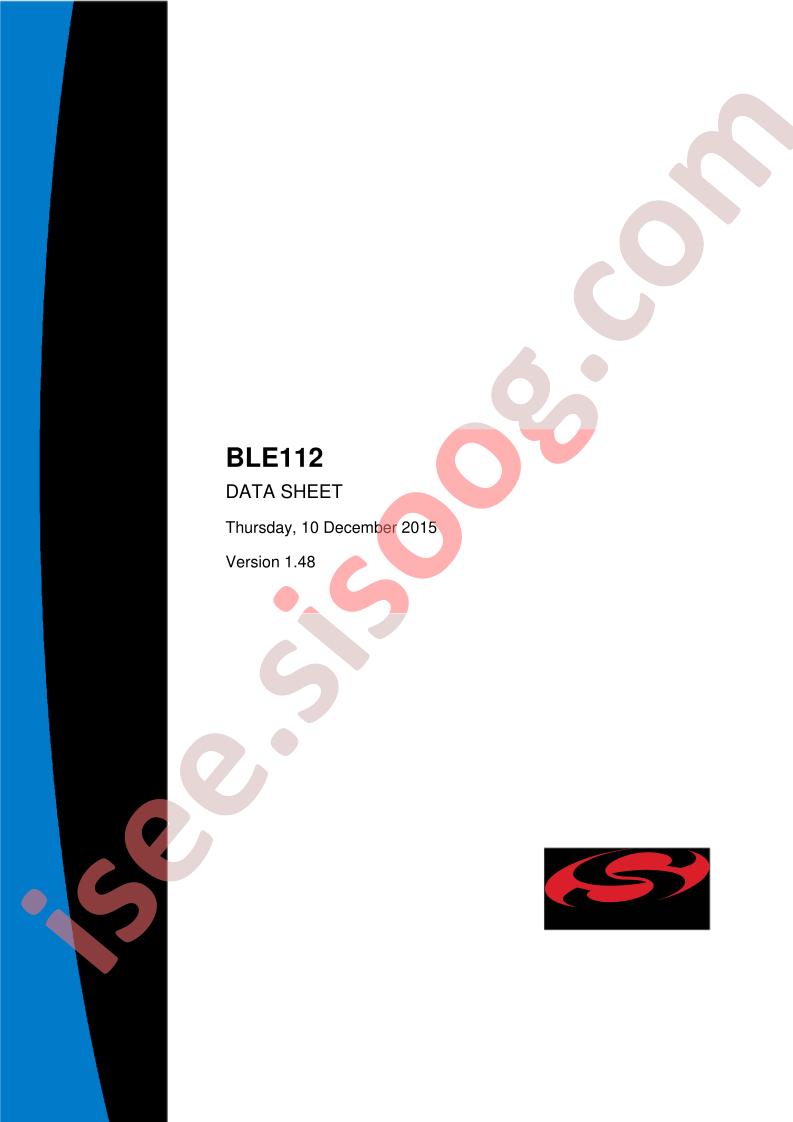 BLE112 Datasheet