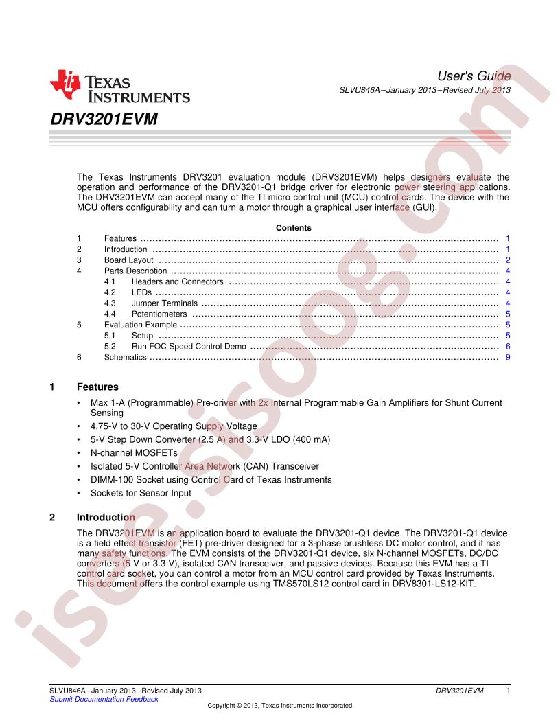 DRV3201EVM User Guide
