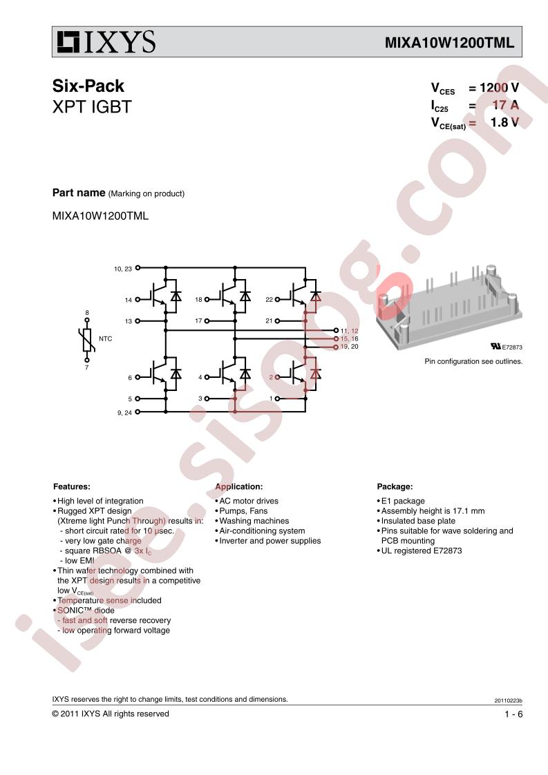 MIXA10W1200TML