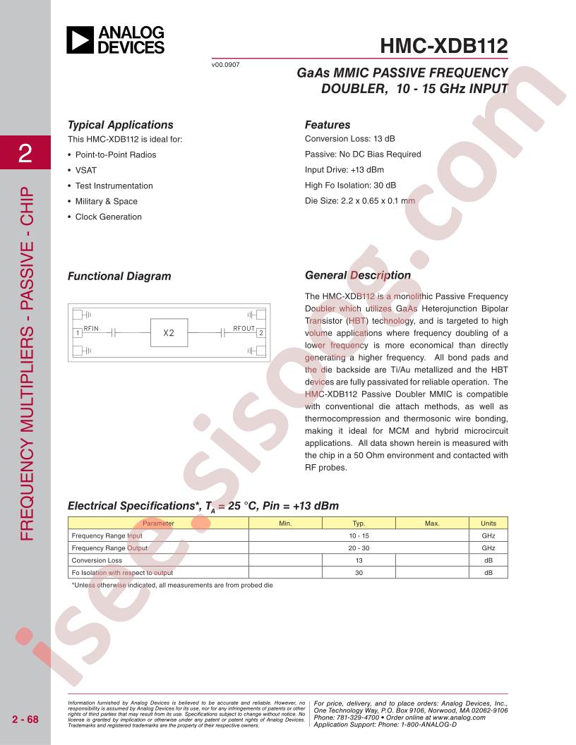 HMC-XDB112