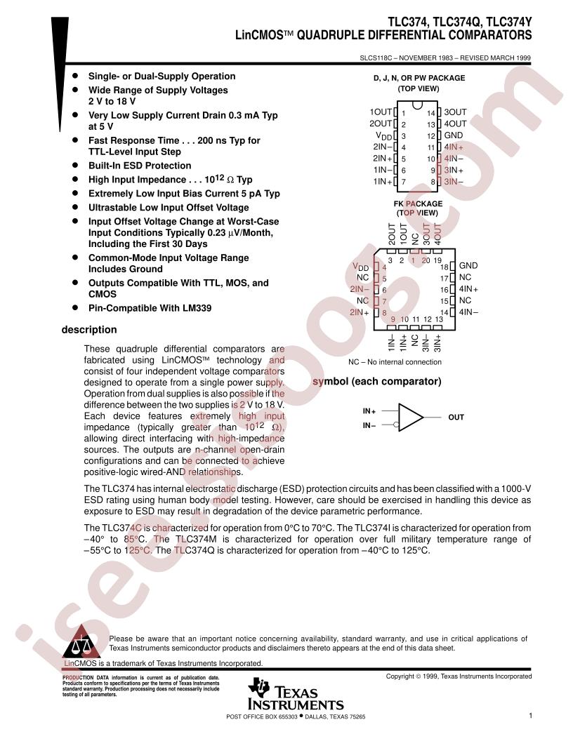 TLC374(Q,Y)