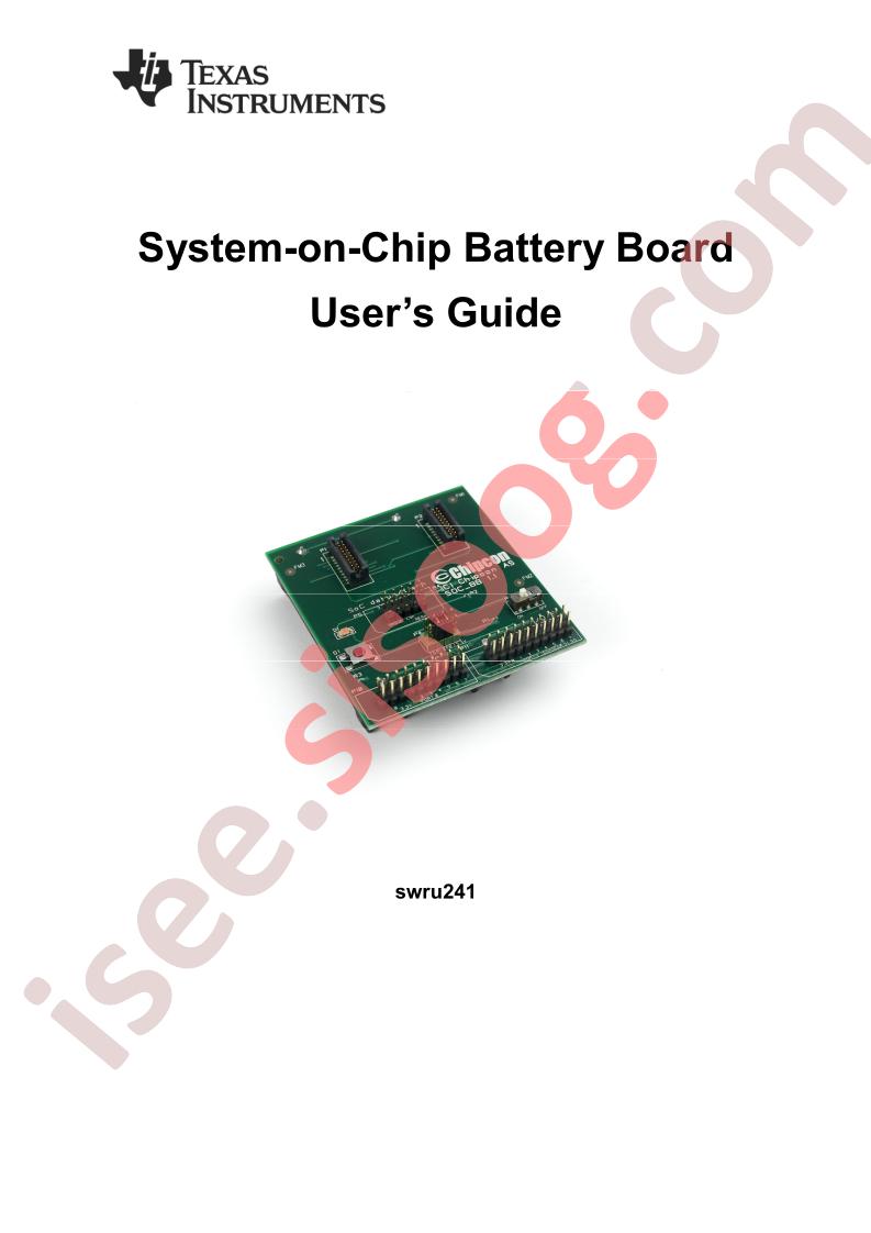 System-On-Chip BB Guide