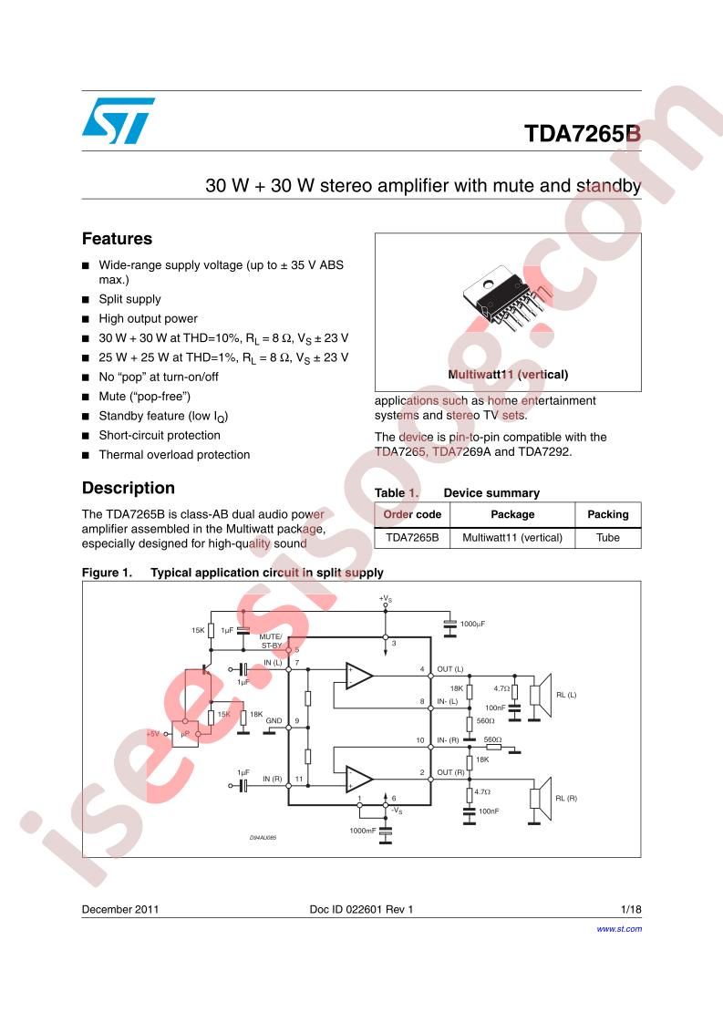 TDA7265B