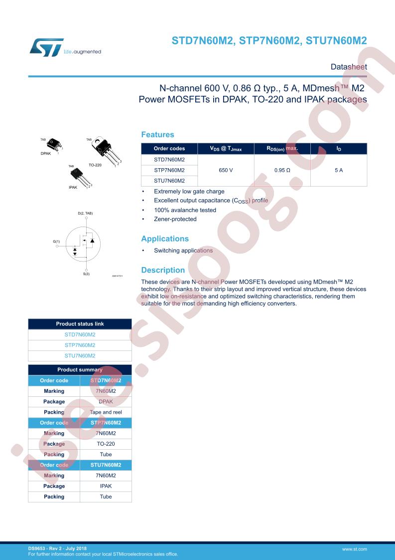 STx7N60M2