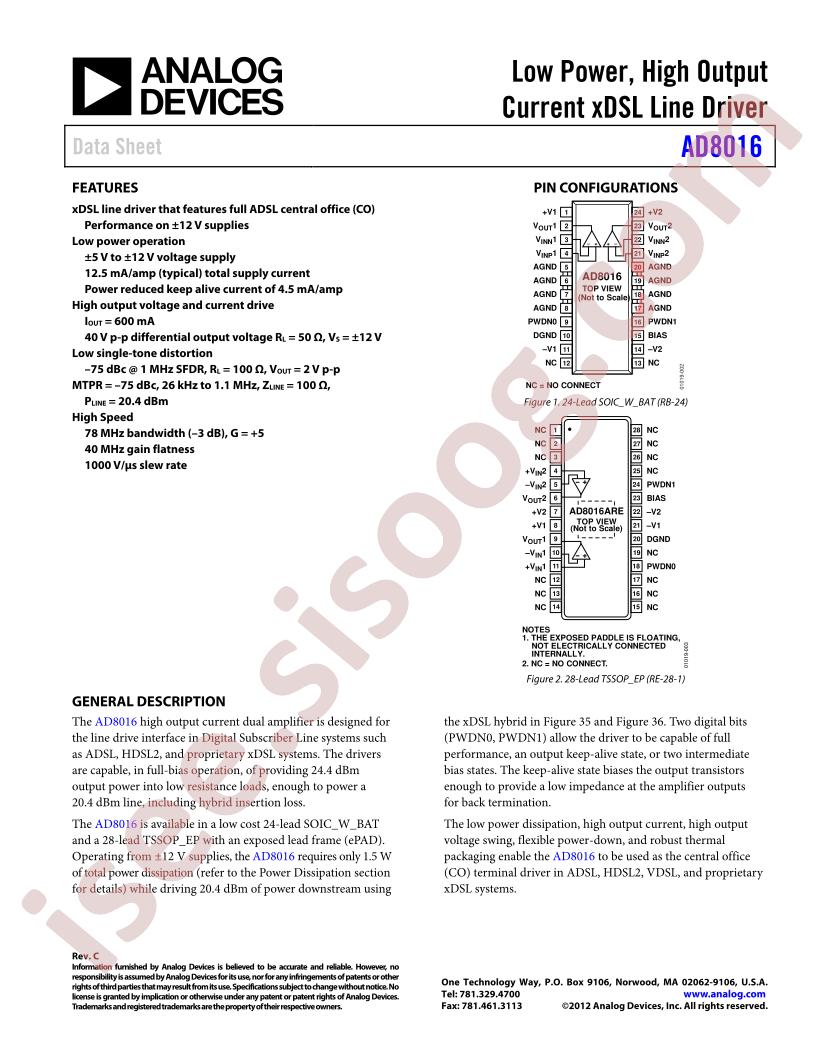 AD8016