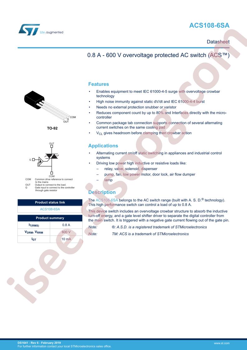 ACS108-6SA