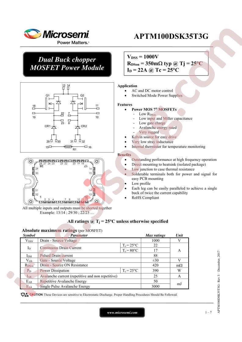 APTM100DSK35T3G