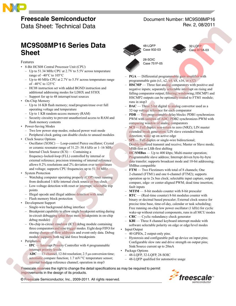 MC9S08MP16