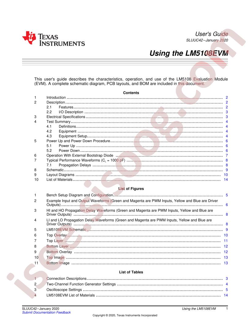 LM5108EVM User Guide