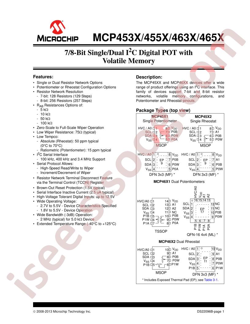 MCP453x,455x,463x,465x