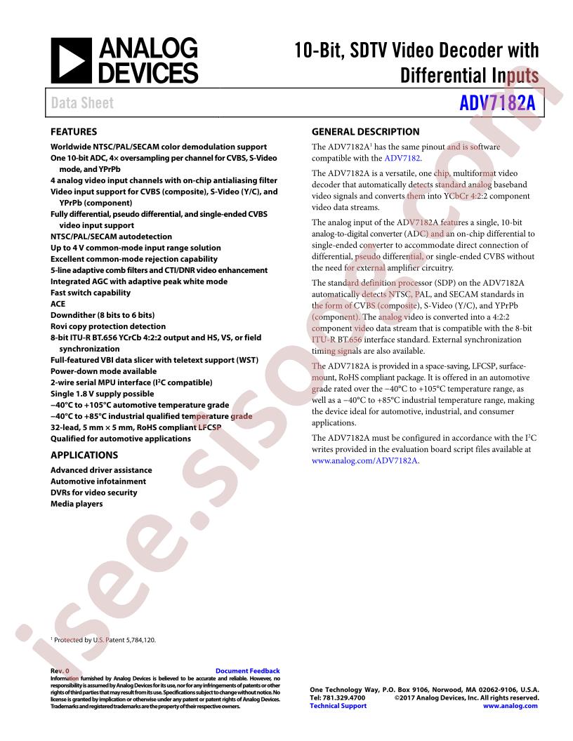 ADV7182A