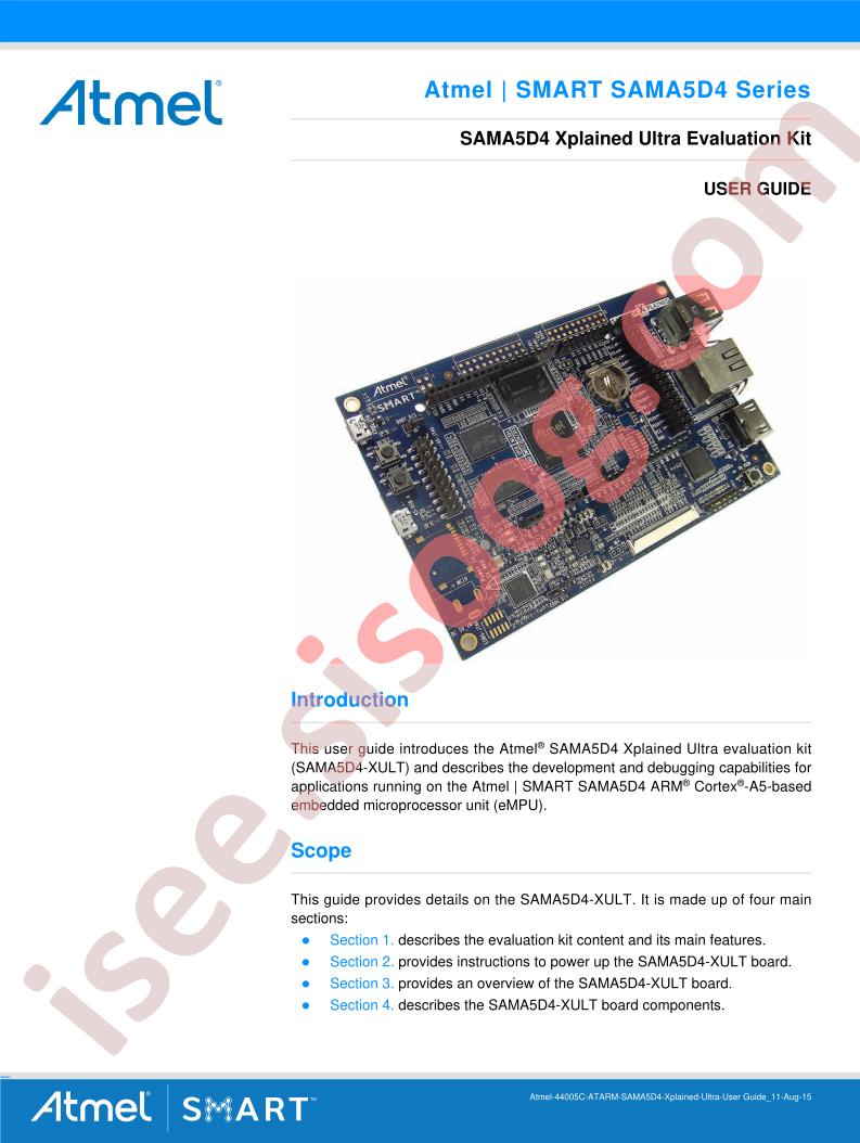 SAMA5D4 Xplained Ultra EVK Guide