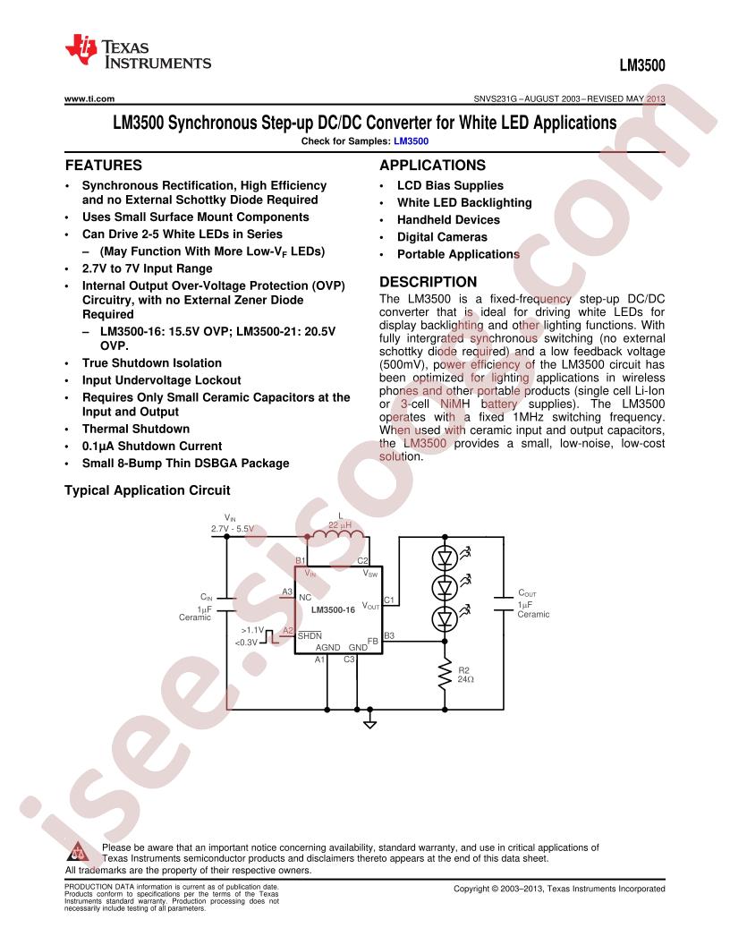 LM3500