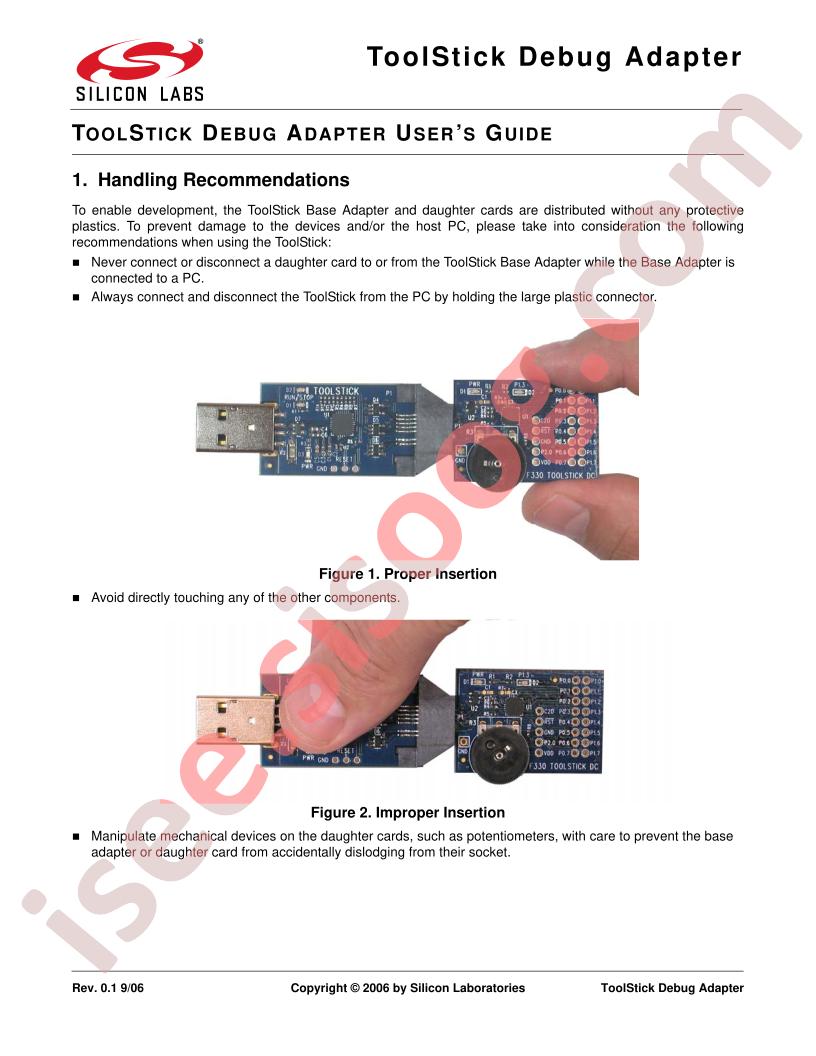 ToolStick Debug Adapter Guide