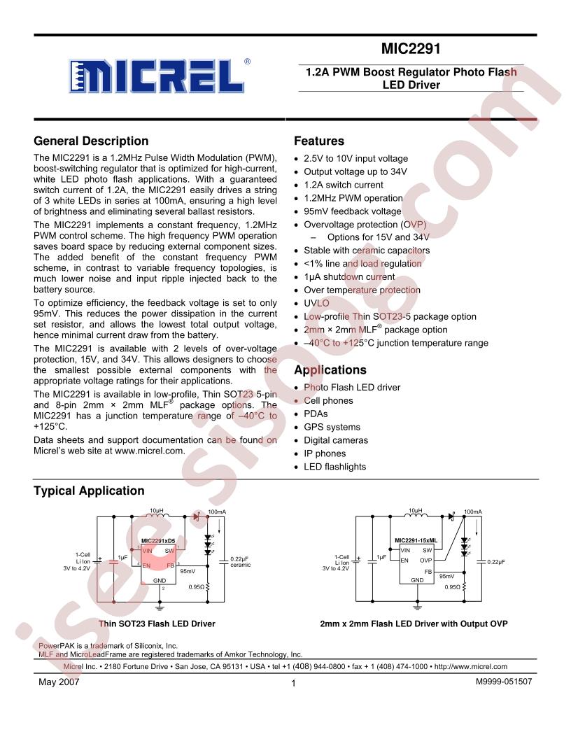 MIC2291