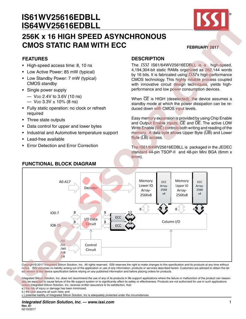 IS6(1,4)WV25616EDBLL