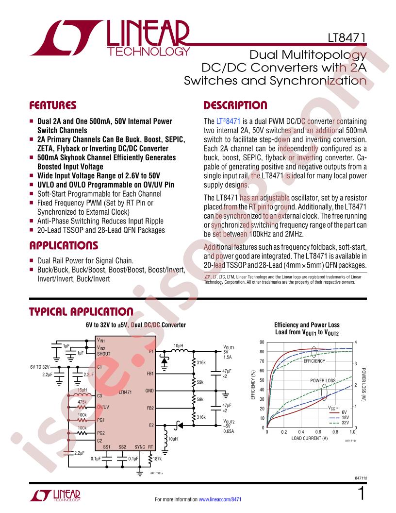 LT8471 Datasheet